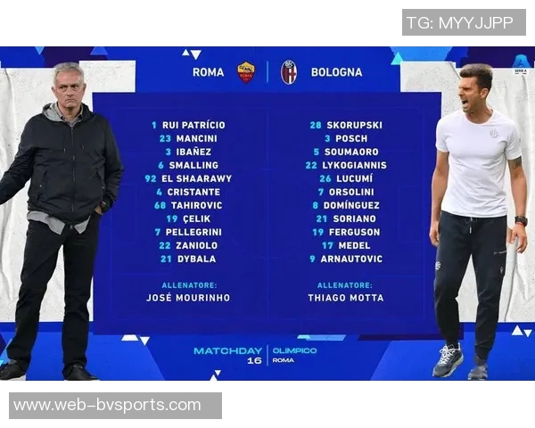 罗马客场挑战亚特兰大首发阵容公布迪巴拉领衔弗格森苏莱曼奇尼出战